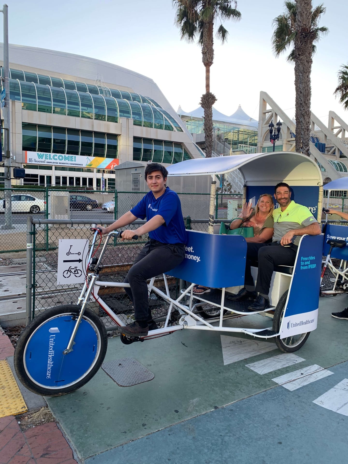 Pedicab convention transportation at Employee Benefits Conference San Diego